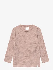 Lindex - Top baby merino wool - langærmede t-shirts - light beige melange - 0