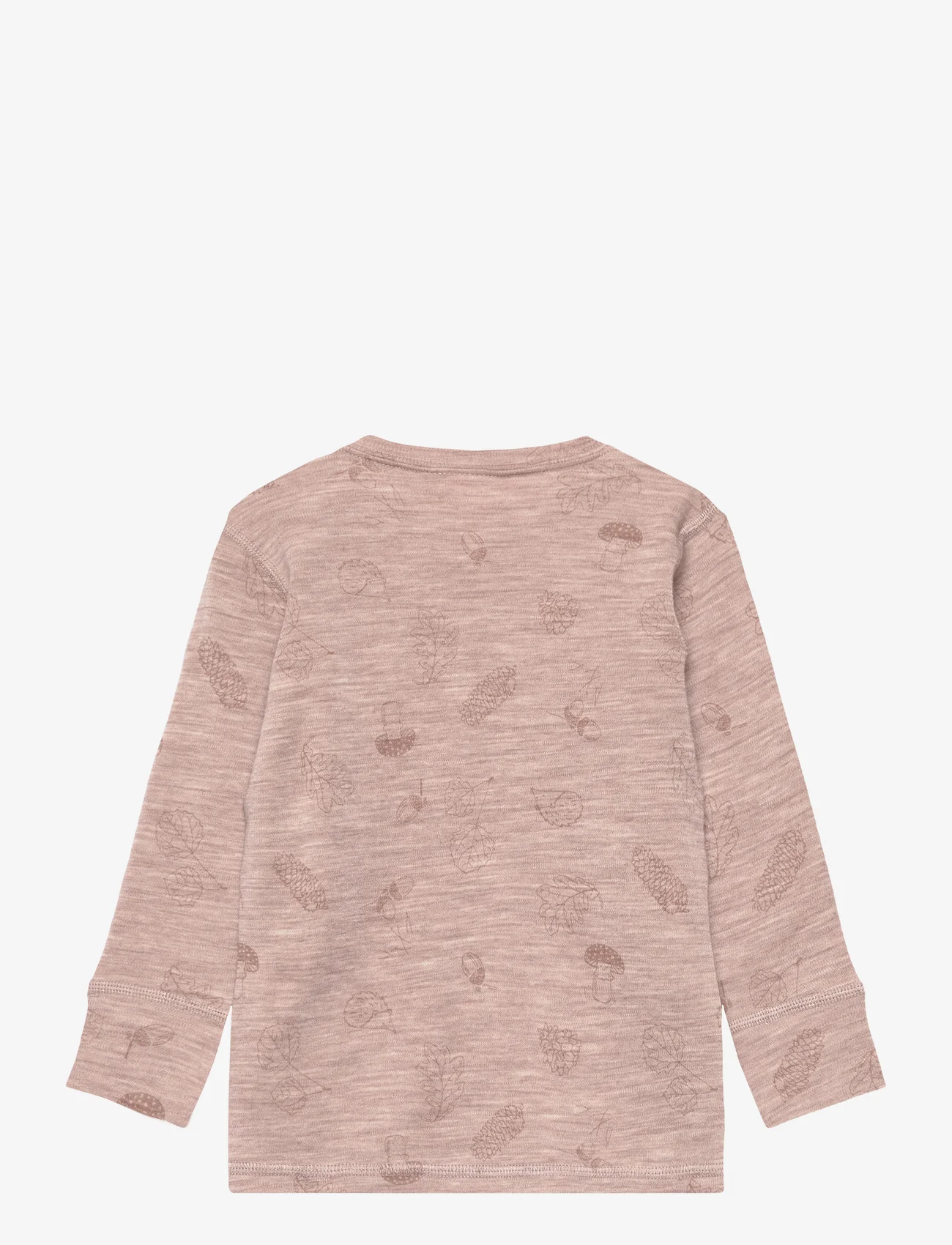 Lindex - Top baby merino wool - langærmede t-shirts - light beige melange - 1