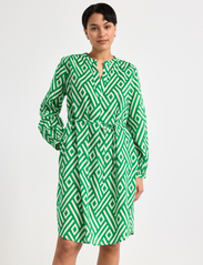 Lindex - Dress Marissa voile - najniższe ceny - green - 4