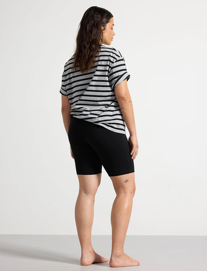 Lindex - Biker shorts in cotton - trainingstights - black - 3