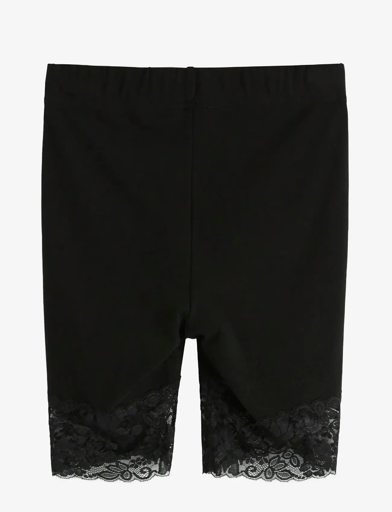 Lindex - Leggings Sally lace short - 1/2 længde - black - 2