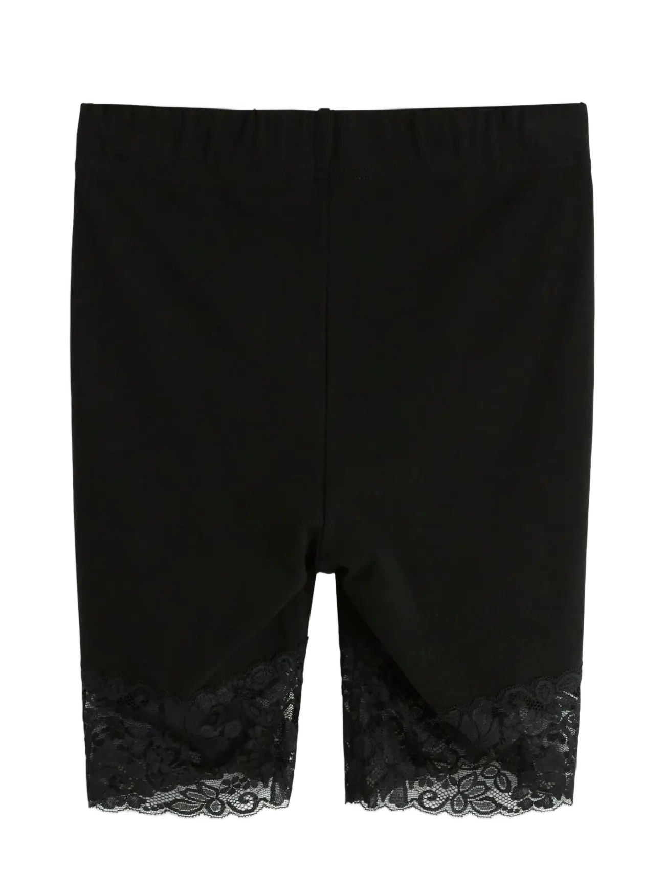 Lindex - Leggings Sally lace short - 1/2 længde - black - 2