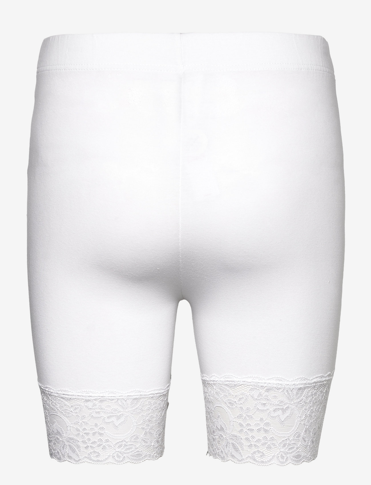 Lindex - Cycling shorts with lace trim - cykelshorts - white - 2
