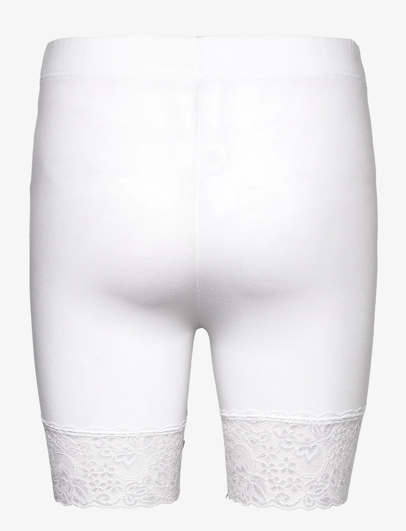 Lindex - Leggings Sally lace short - laveste priser - white - 1