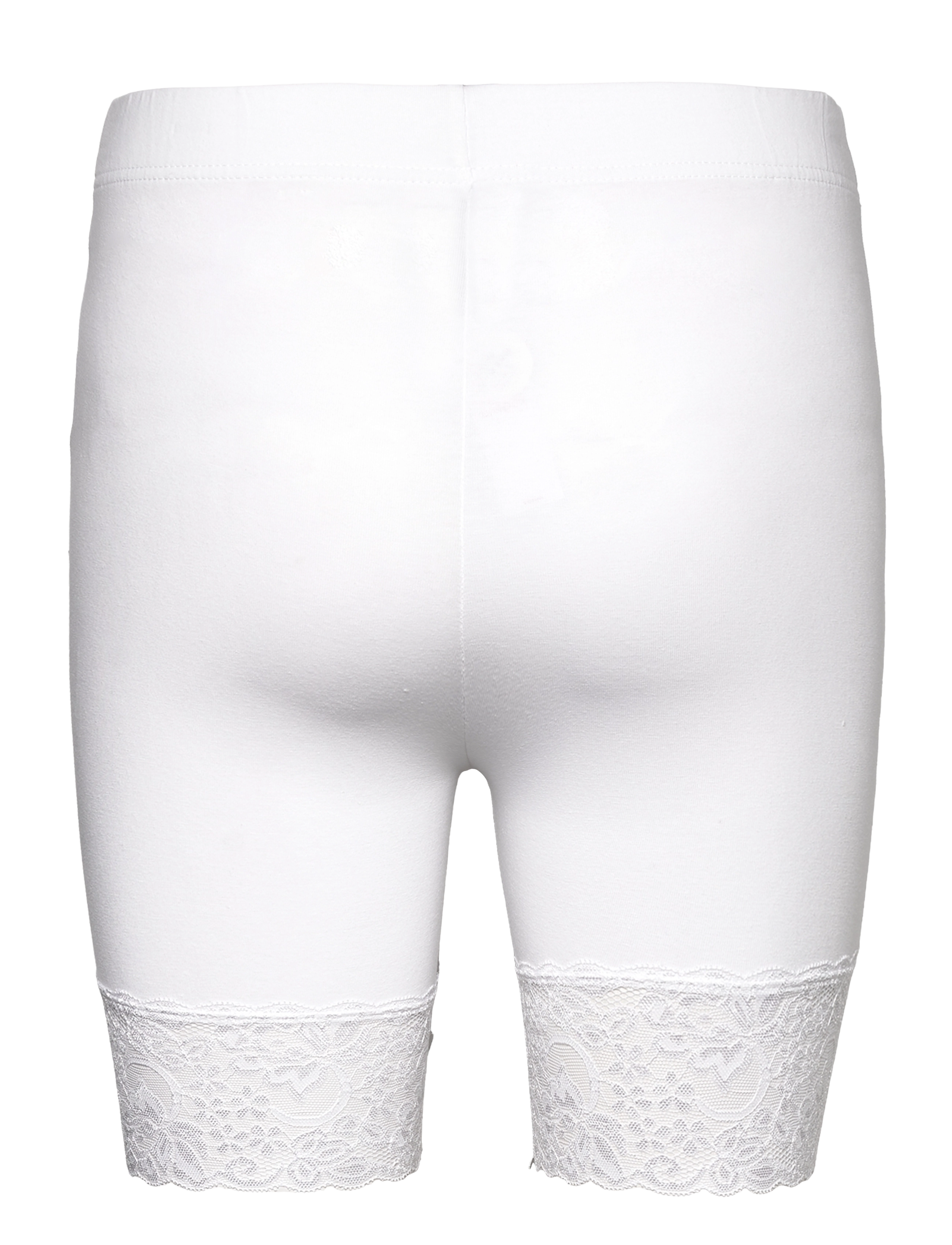 Lindex - Leggings Sally lace short - training tights - white - 2