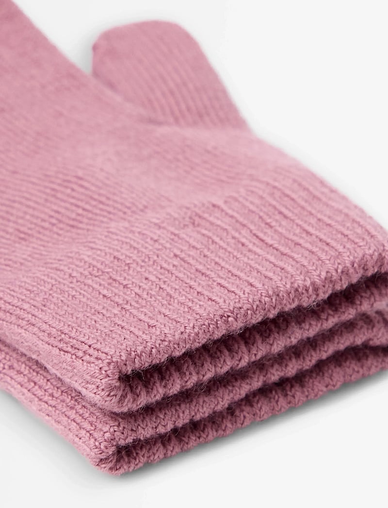 Lindex - Mittens magic FIX wool - vantar - dusty pink - 2