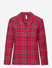 Nightshirt flannel check - RED