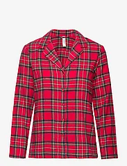 Lindex - Nightshirt flannel check - yläosat - red - 1