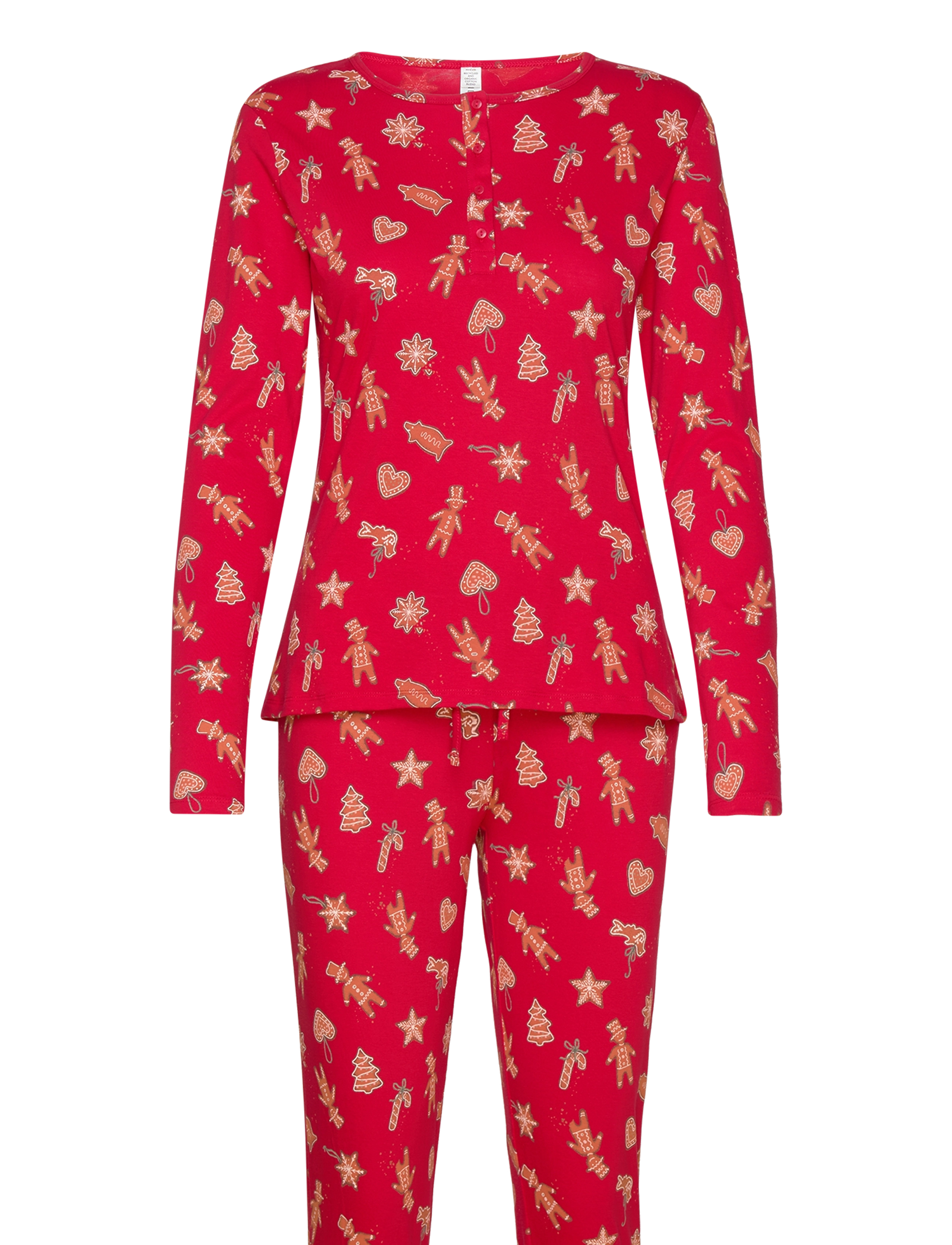 Set pyjama gingerbread birds