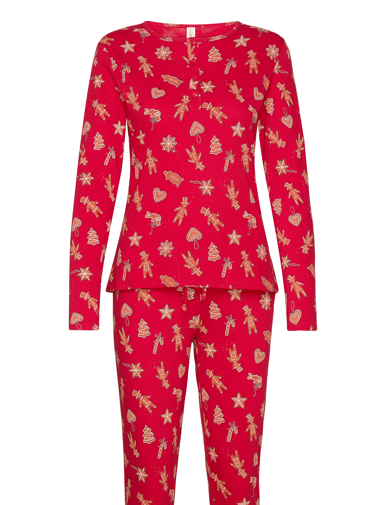 Set pyjama gingerbread birds
