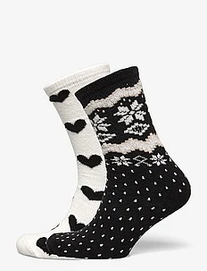 Sock 2 p fairisle, Lindex