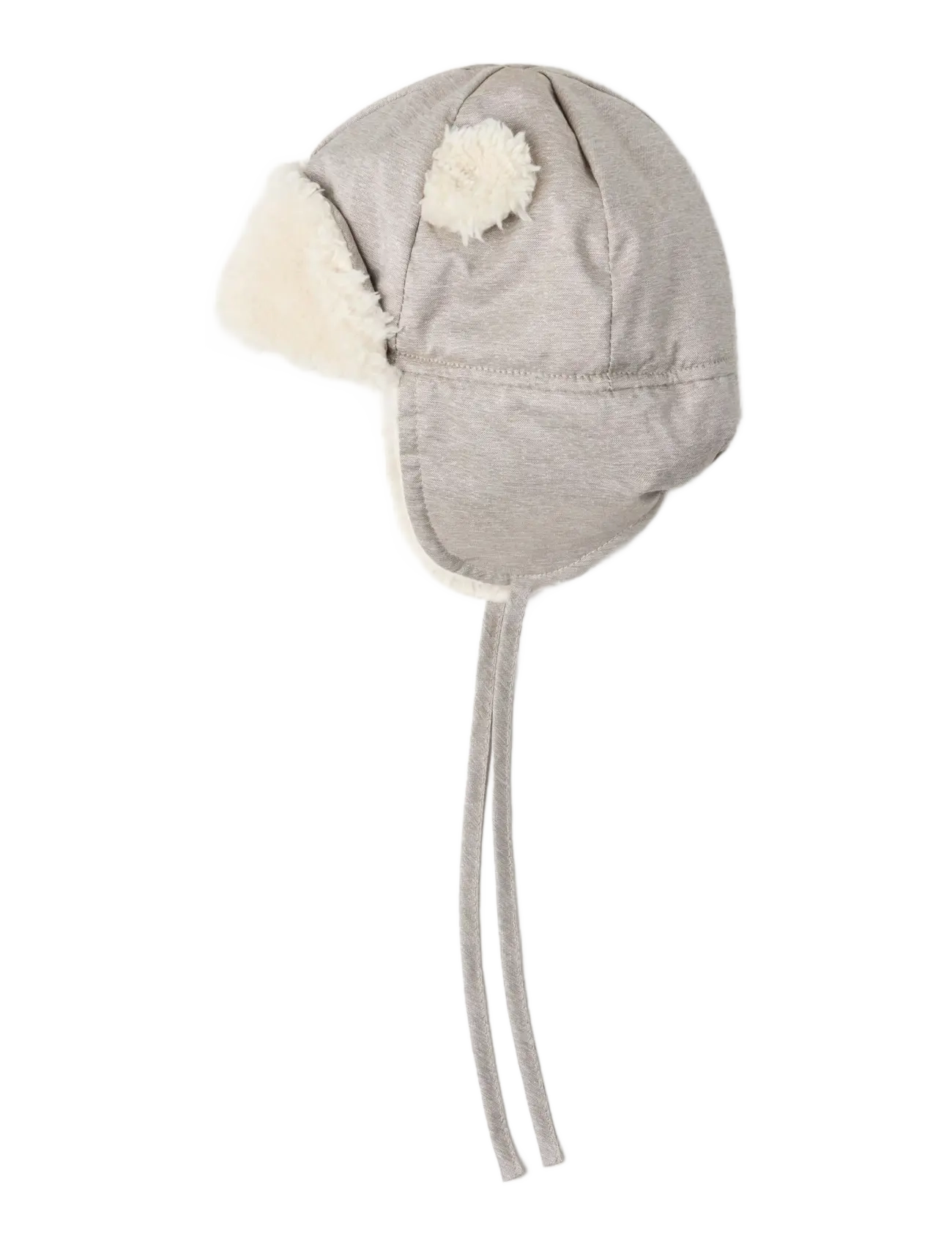 Lindex - Cap in recycle taslan w pile - talvipäähineet - beige - 1