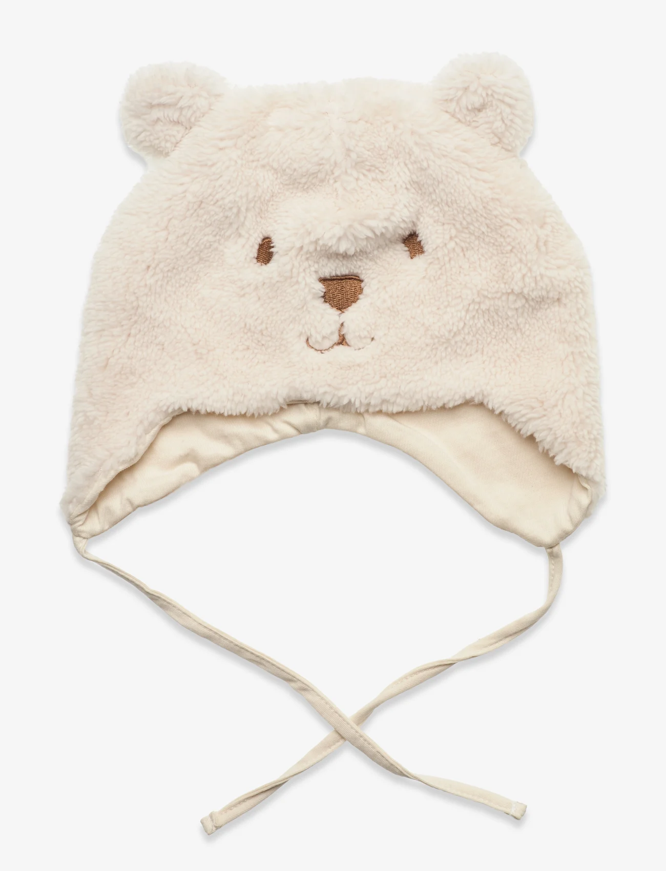 Lindex - Babycap in pile w ears - lowest prices - light beige - 0