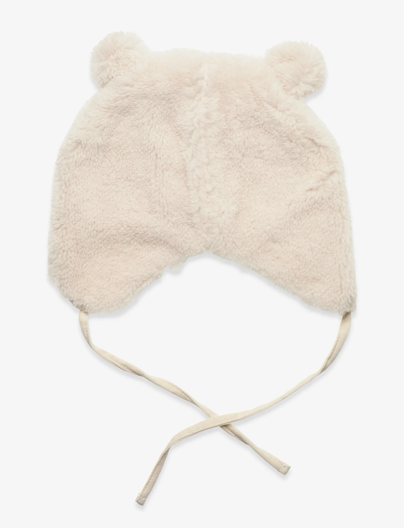 Lindex - Babycap in pile w ears - lowest prices - light beige - 1