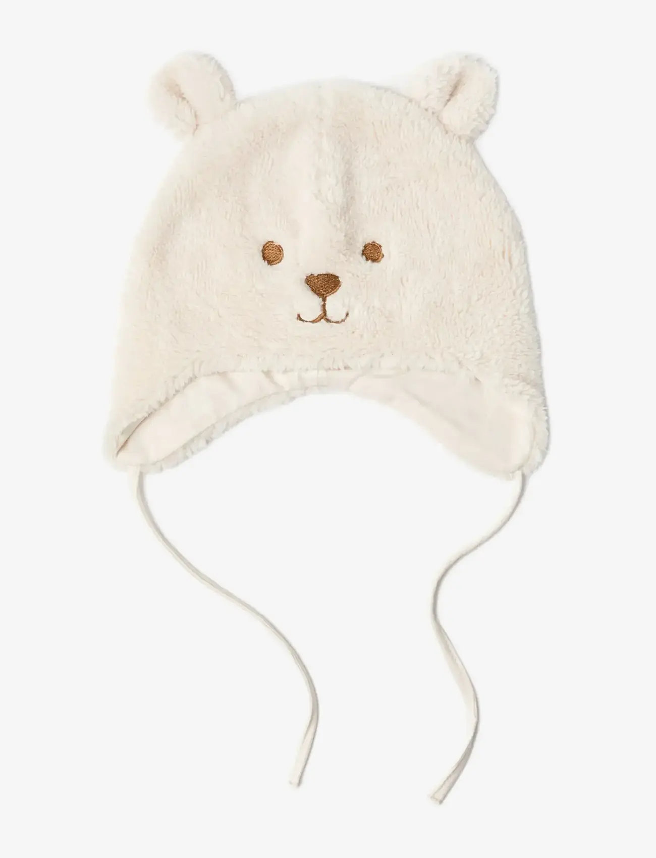 Lindex - Babycap in pile w ears - babyhuer - light beige - 0