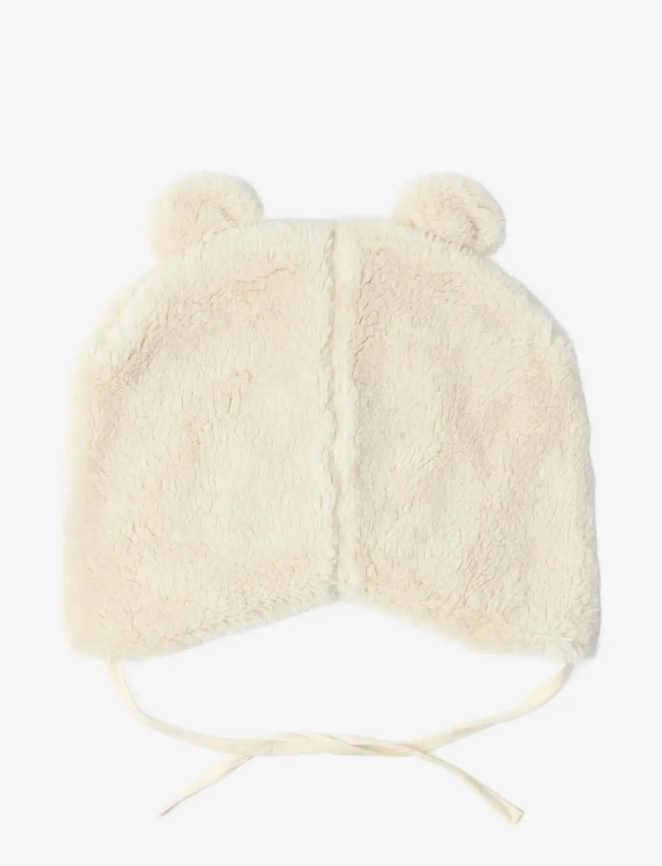 Lindex - Babycap in pile w ears - babyhuer - light beige - 1