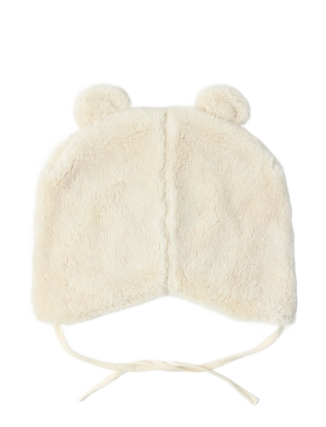 Lindex - Babycap in pile w ears - light beige - 1