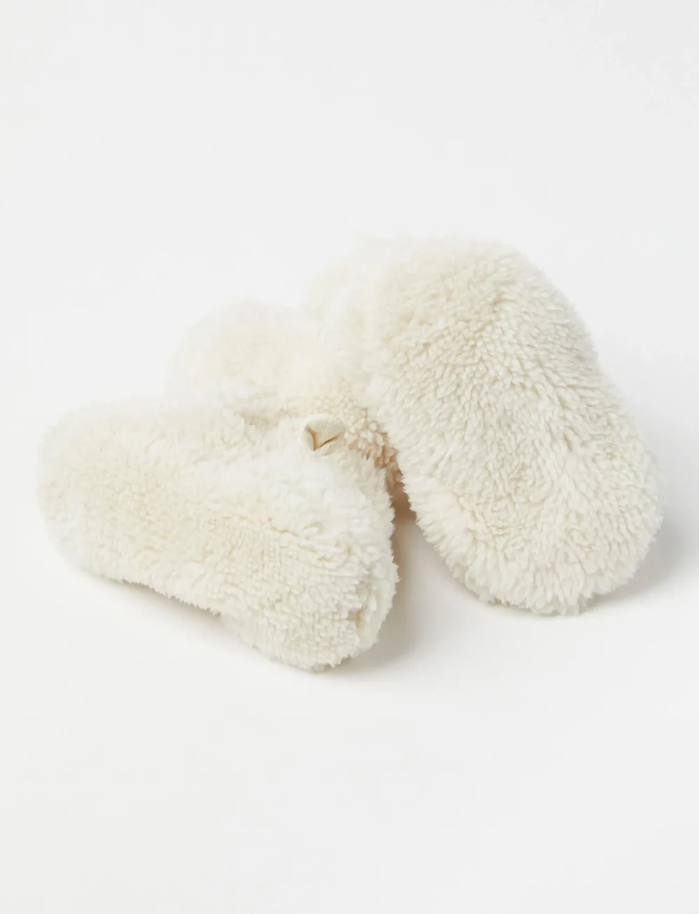 Lindex - Footies pile emb face - lauflernschuhe - light beige - 2