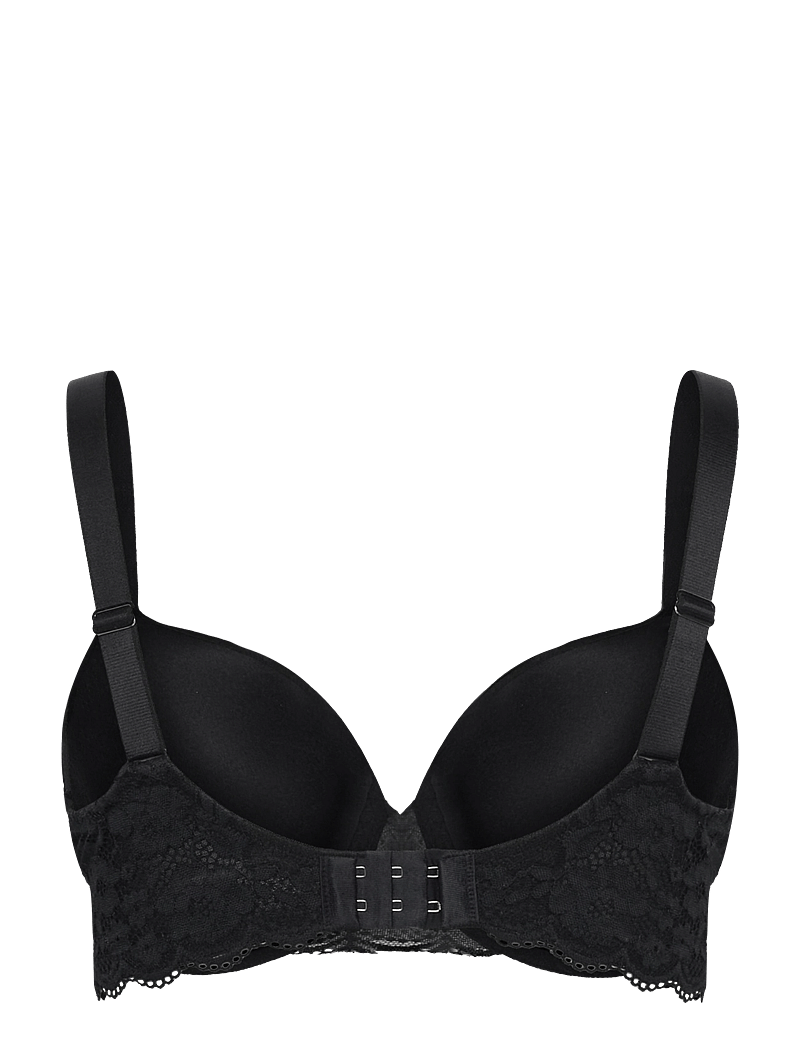 Lindex - Bra Vejde Shiny micro - t-shirt bhs - black - 1