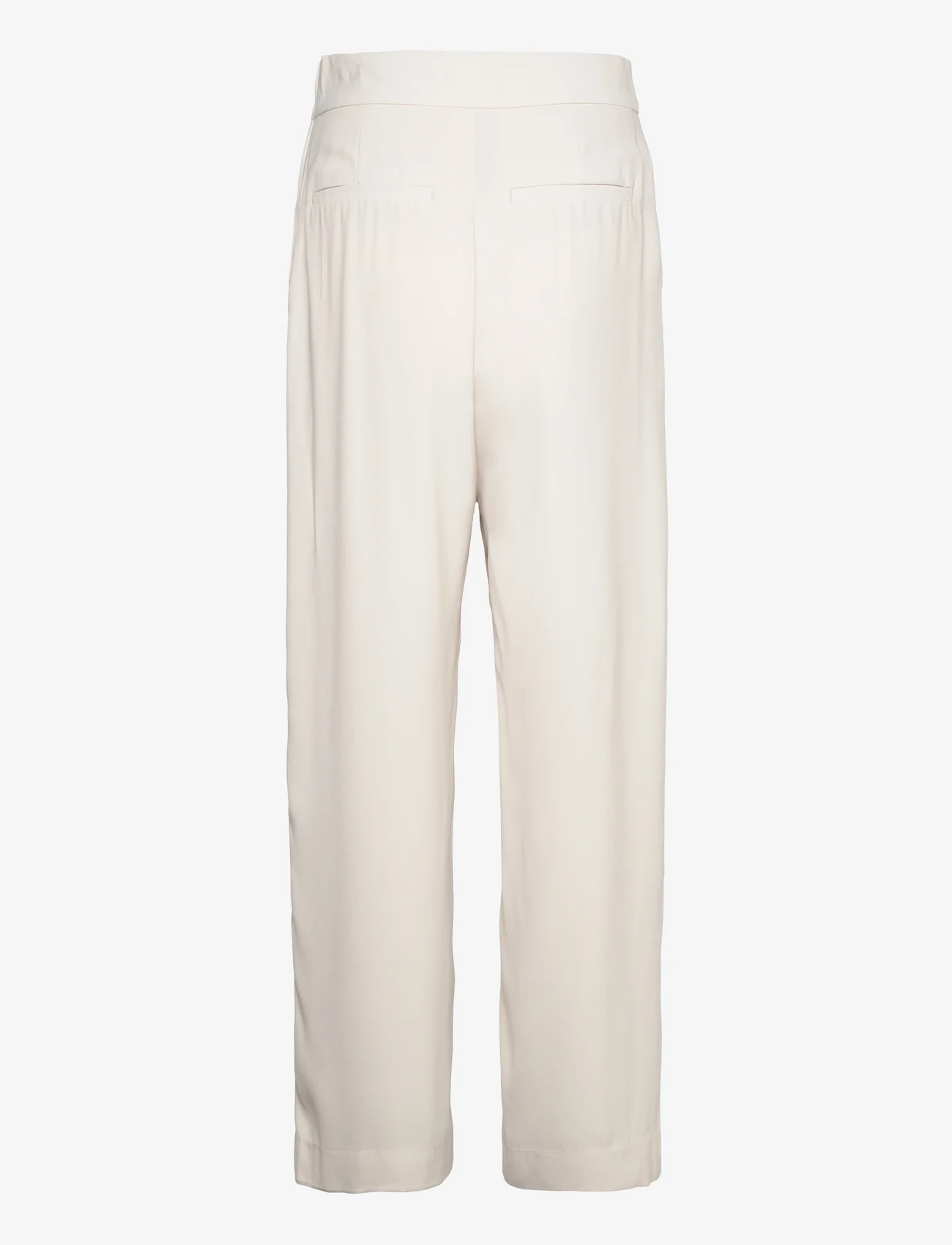Lindex - Trousers Blair exclusive - plačios kelnės - light beige - 1