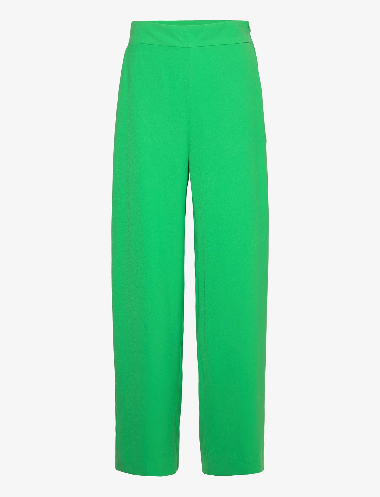 Lindex - Trousers Blair exclusive - leveälahkeiset housut - strong green - 0