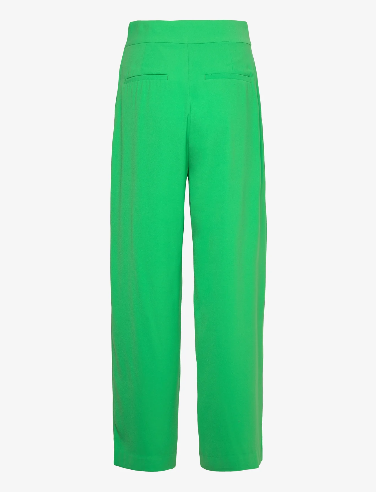 Lindex - Trousers Blair exclusive - bikses ar platām starām - strong green - 1