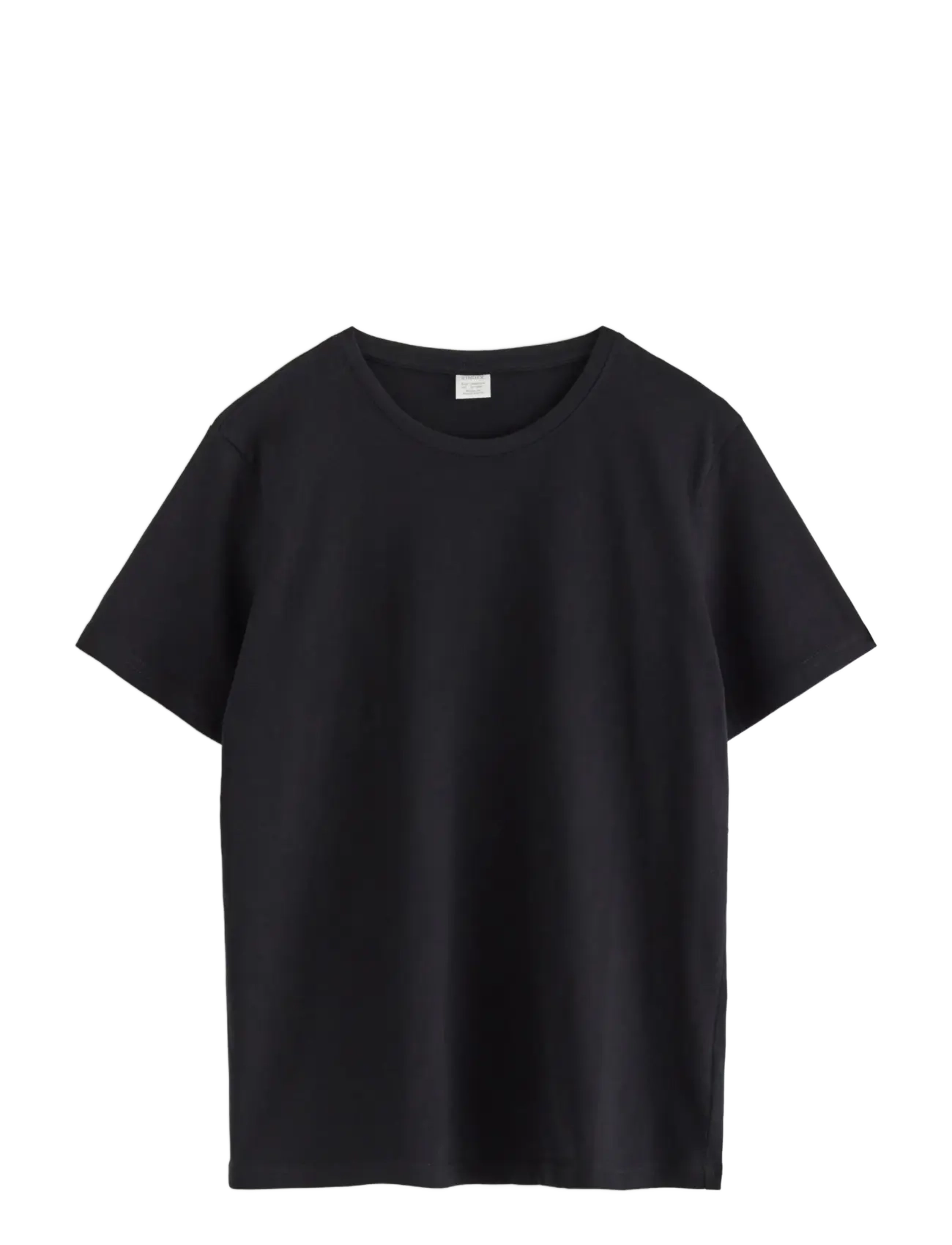 T shirt regular solid - BLACK