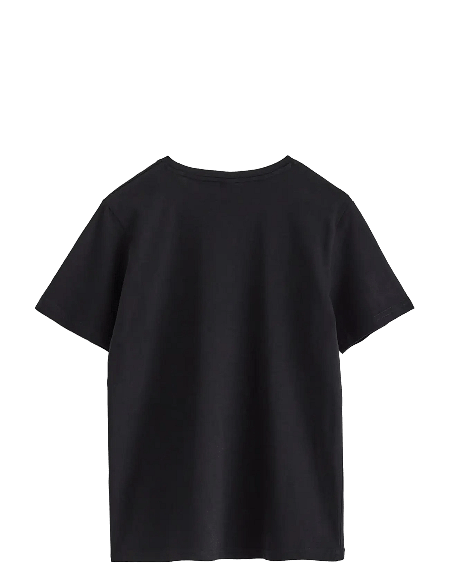 Lindex - T shirt regular solid - kurzärmelige - black - 2