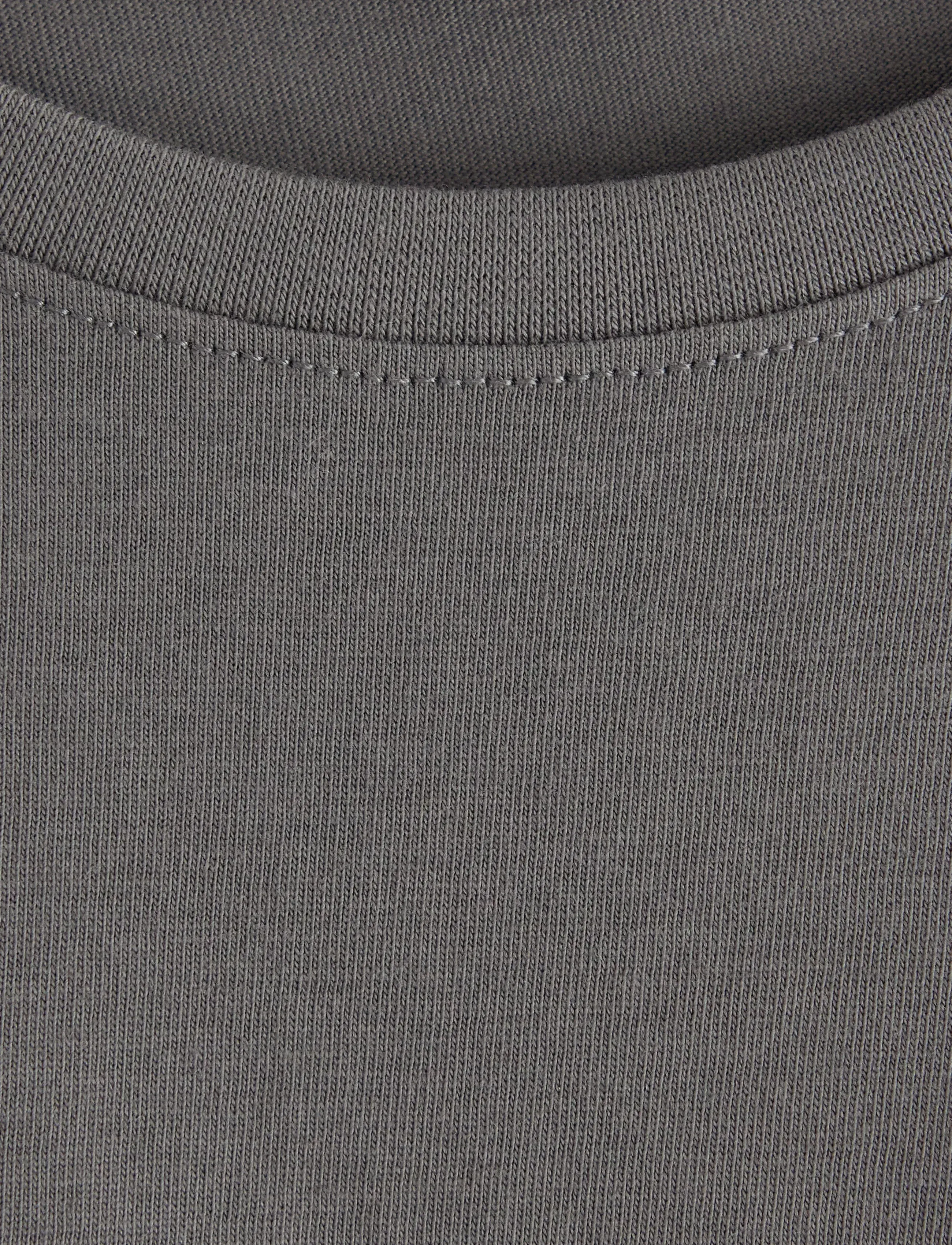 Lindex - T-shirt - lühikeste varrukatega t-särgid - dark dusty grey - 5