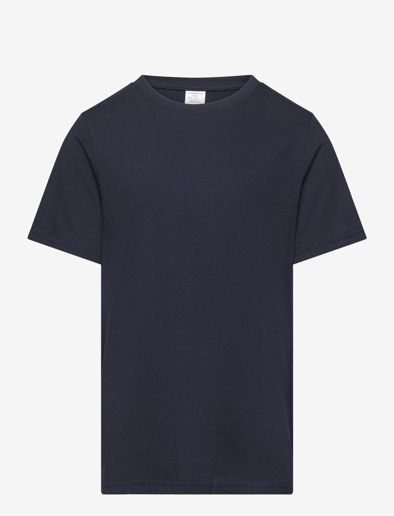 Lindex - T shirt regular solid - lyhythihaiset t-paidat - dark navy - 1
