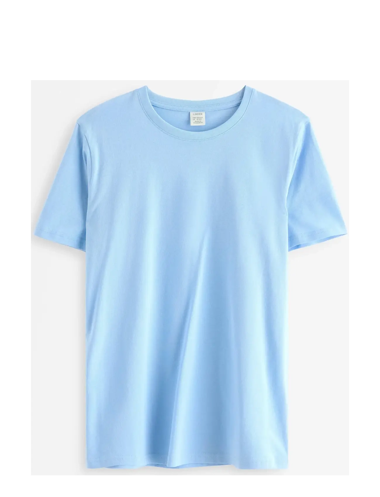 LINDEX T Shirt Regular Solid Blau - 146/152 - Kinder
