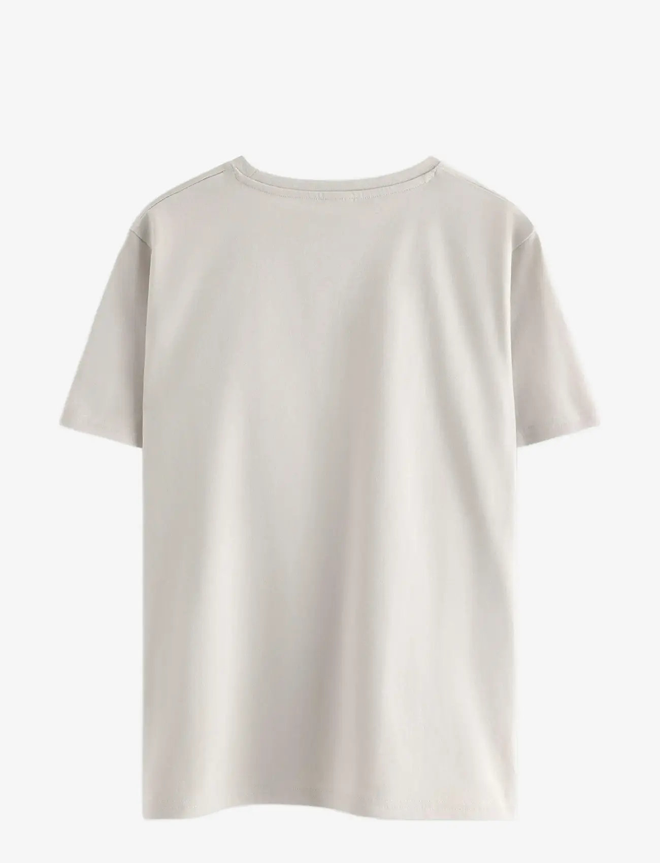 Lindex - T shirt regular solid - lühikeste varrukatega t-särgid - light grey - 2