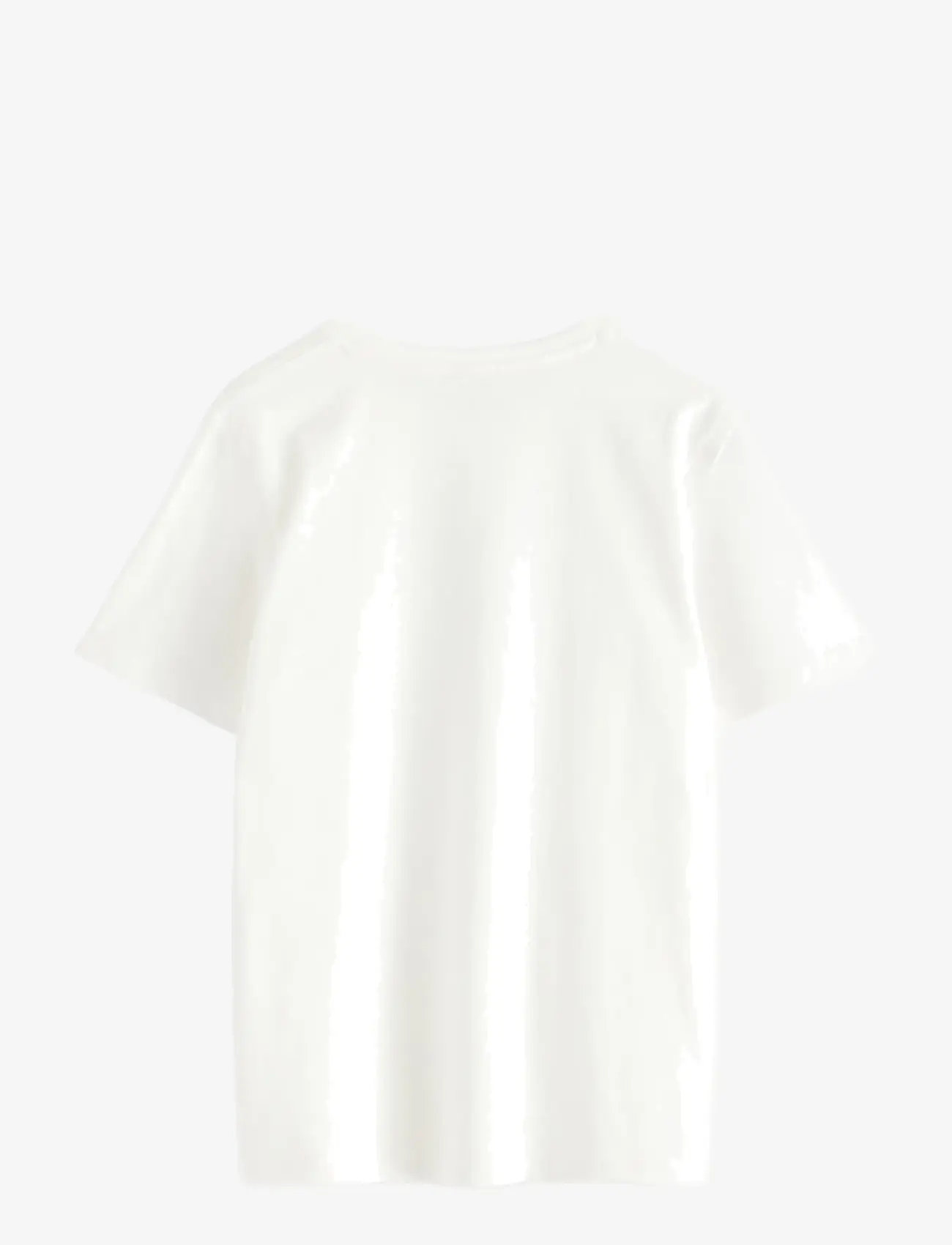Lindex - T shirt regular solid - lühikeste varrukatega t-särgid - off white - 2
