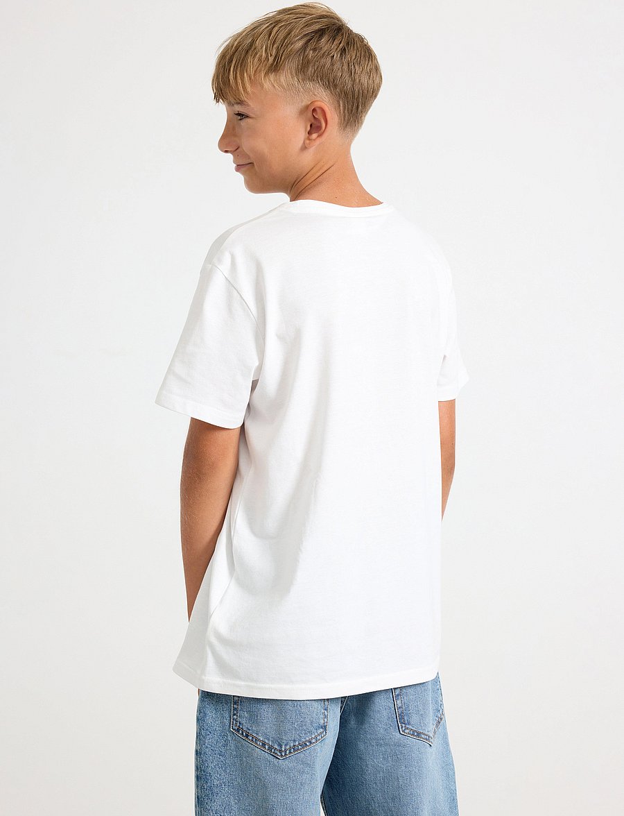 Lindex - T shirt regular solid - kortærmede t-shirts - off white - 3