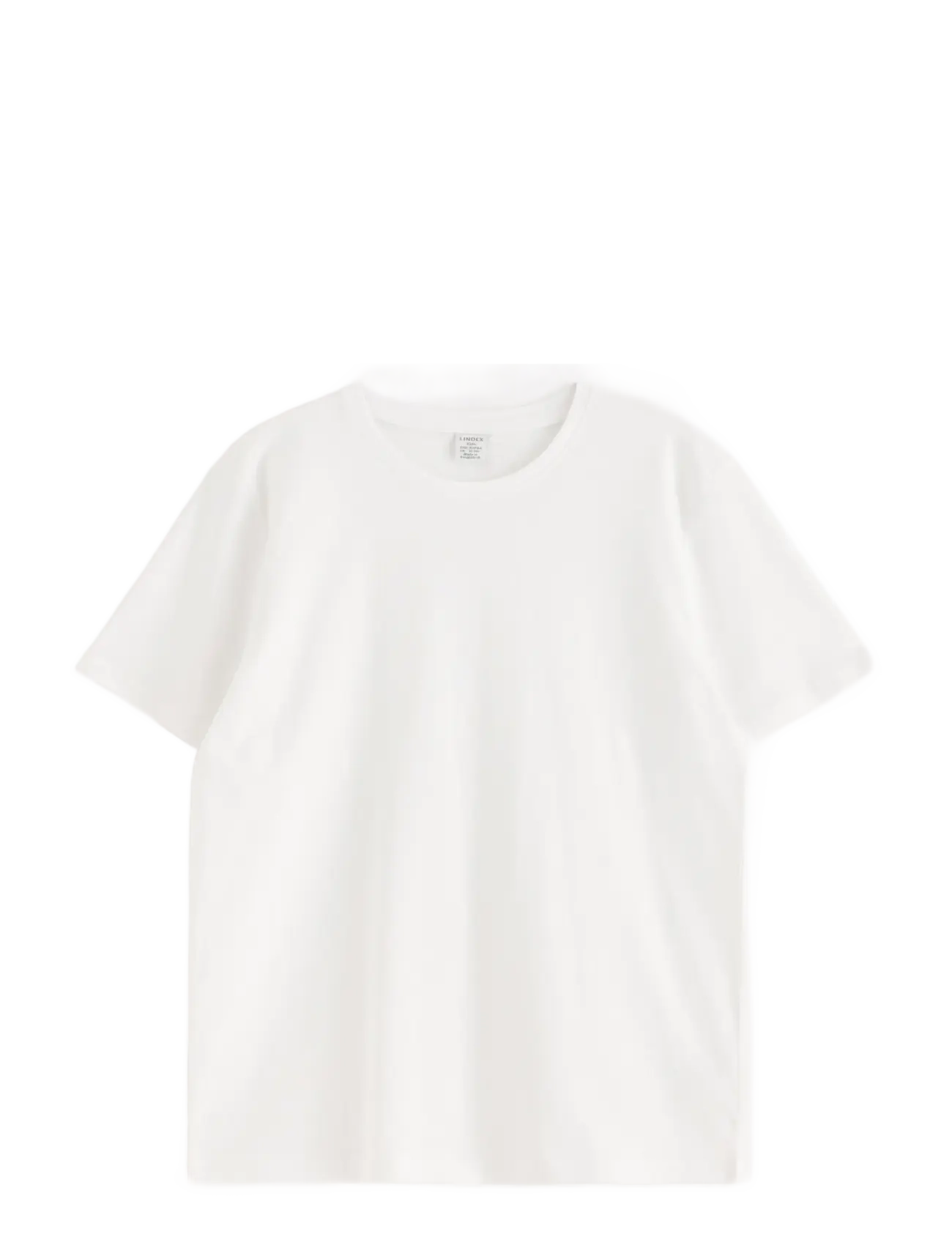 LINDEX T Shirt Regular Solid Weiß - 128 - Kinder