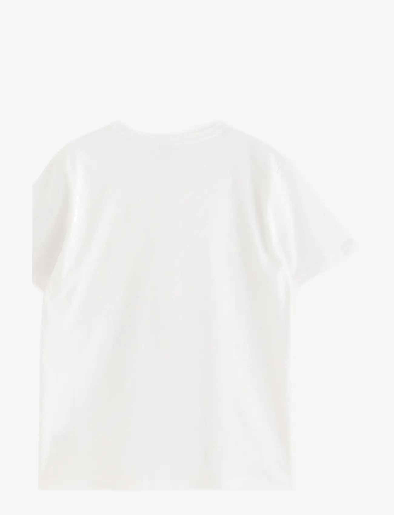 Lindex - T shirt regular solid - lühikeste varrukatega t-särgid - white - 2
