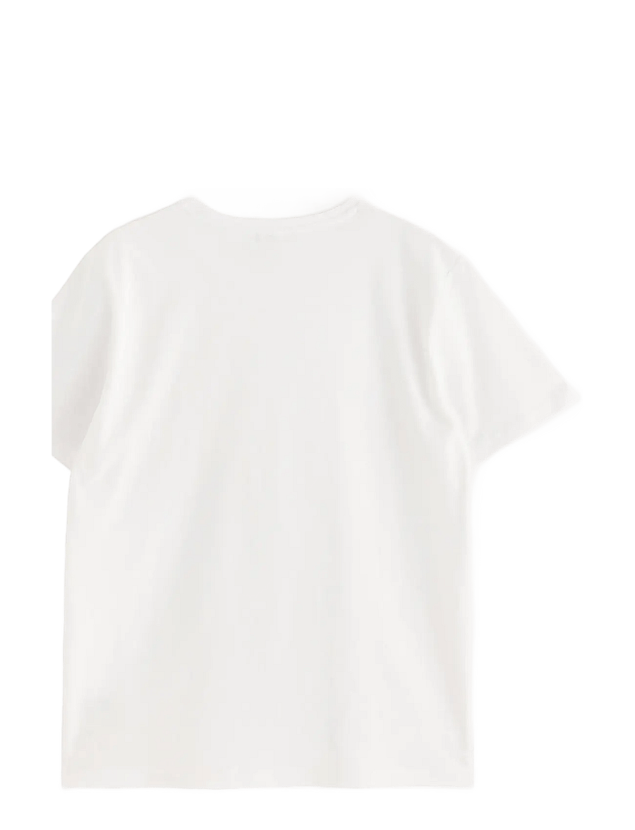 Lindex - T shirt regular solid - kortærmede t-shirts - white - 2