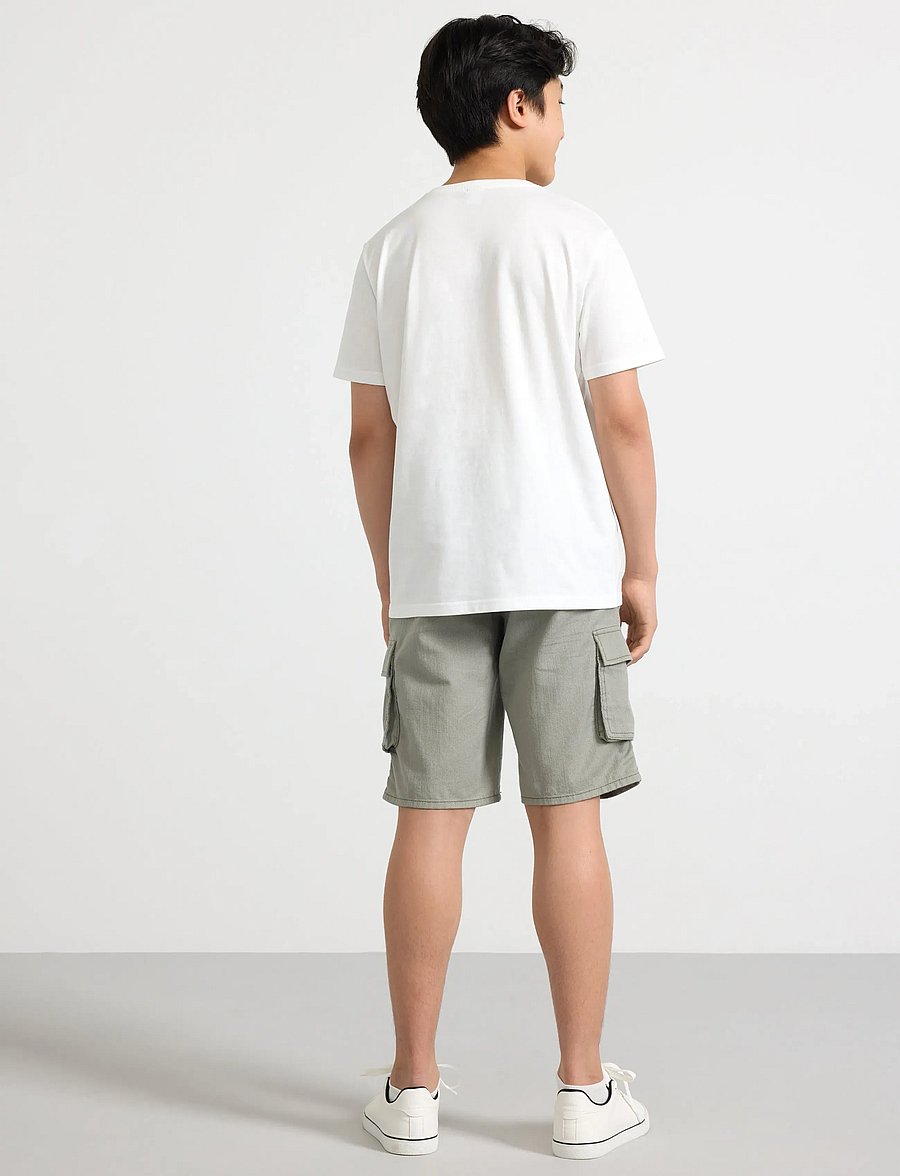 Lindex - T shirt regular solid - kortærmede t-shirts - white - 3