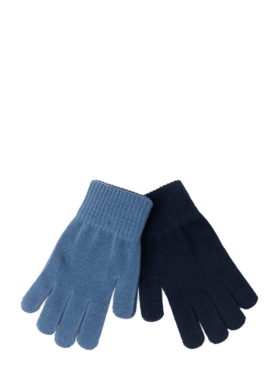 Lindex - 2-pack Magic gloves - gants - dark navy - 1