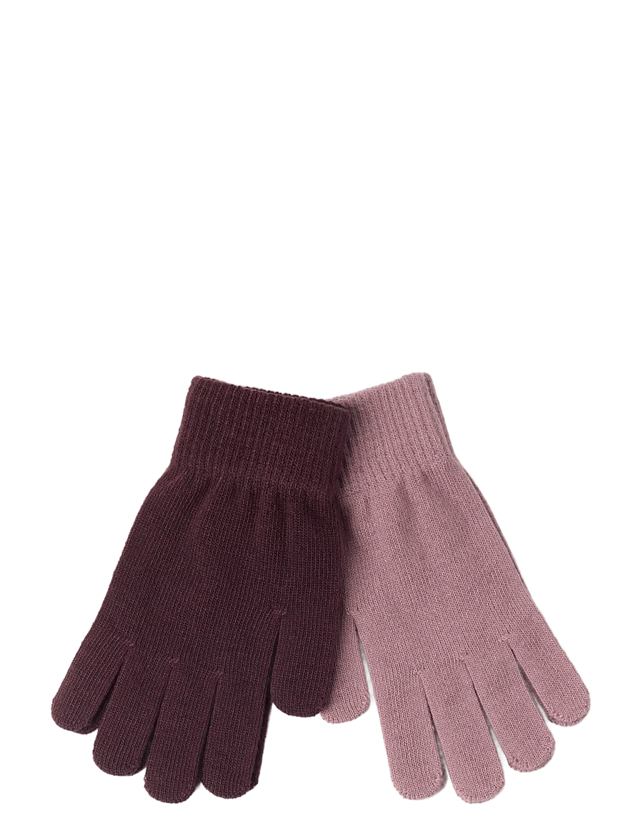 Lindex - 2-pack Magic gloves - handschuhe - dusty pink - 1
