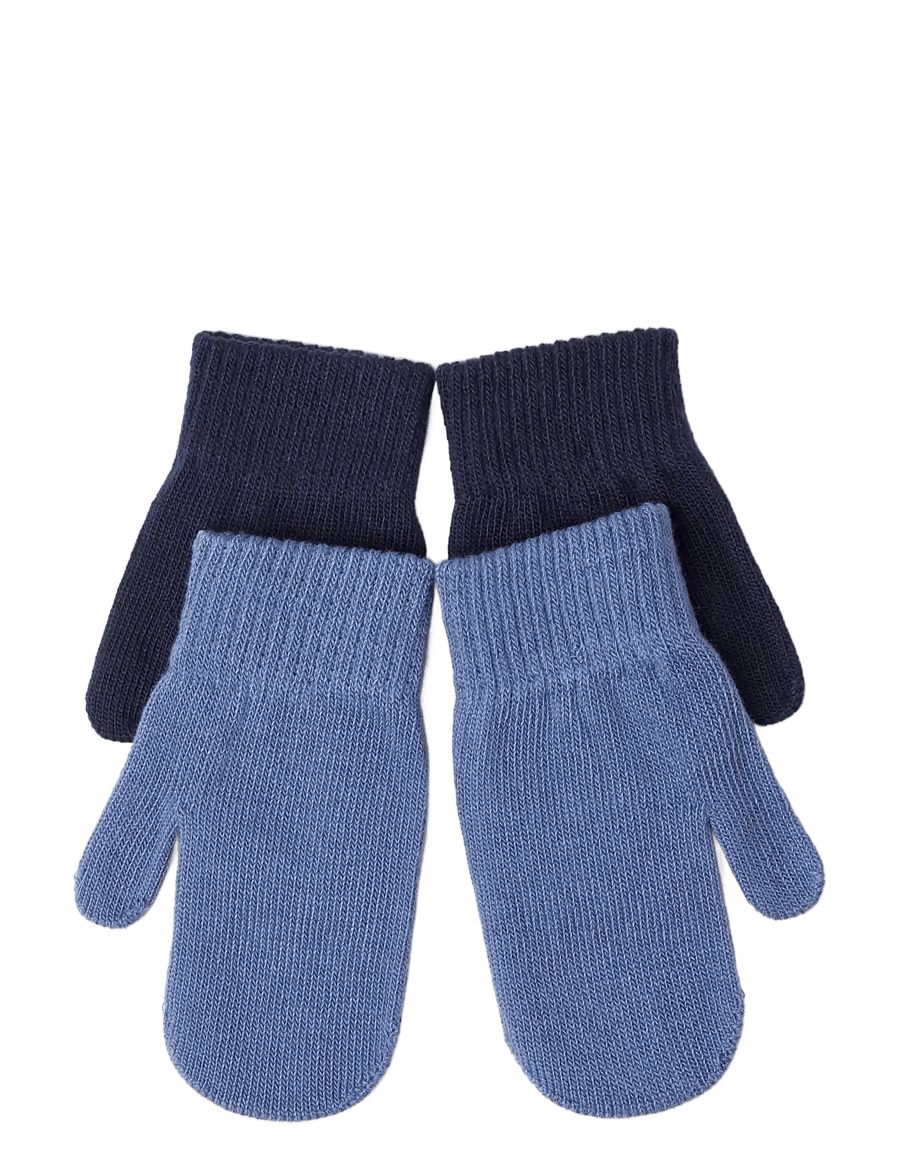 Lindex - 2-pack magic mittens - handschuhe - dark navy - 0