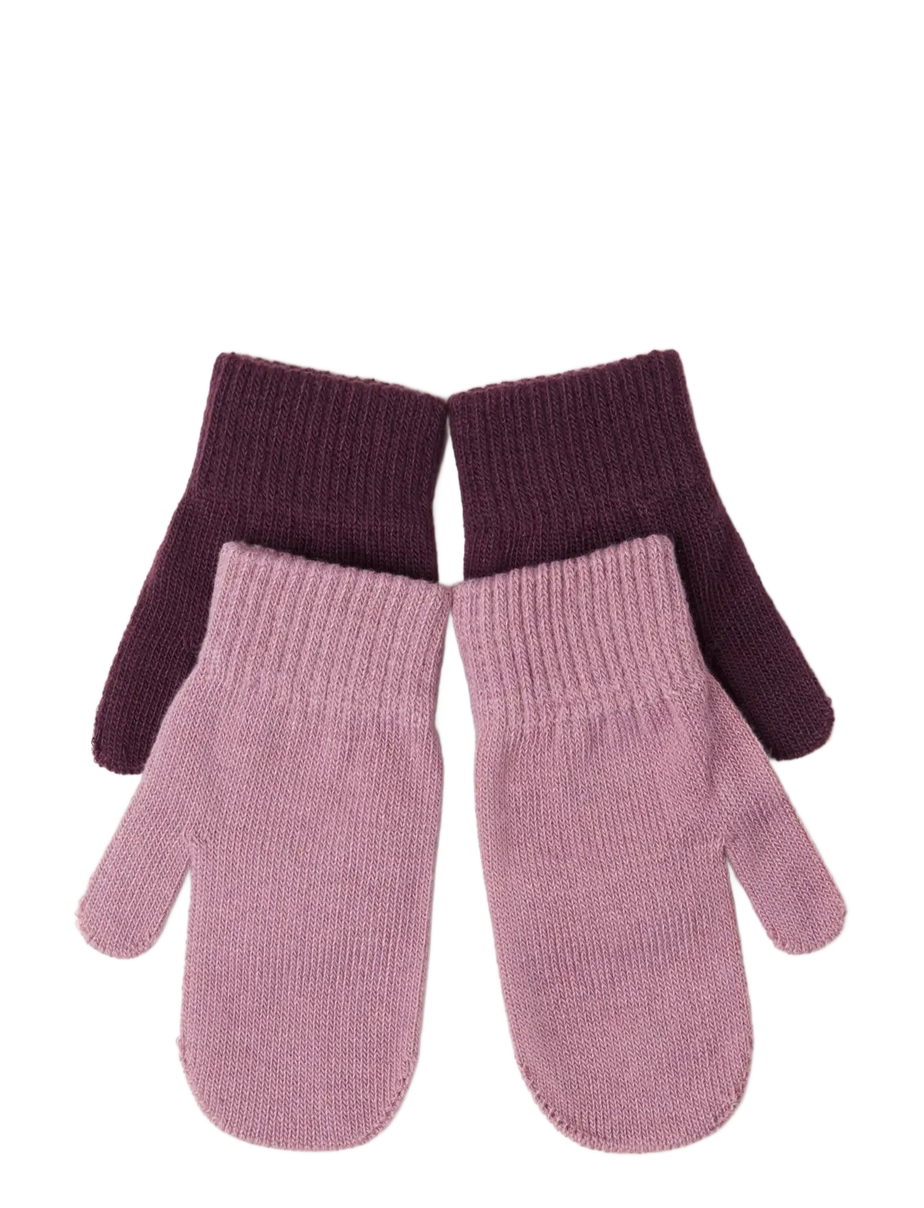 Lindex 2-Pack Magic Mittens, 4-6, Gloves & Rosa - Kinder