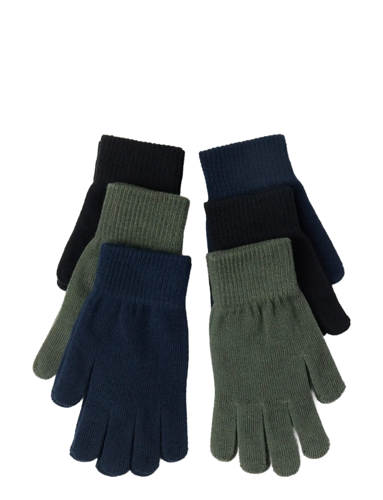 Lindex 6-Pack Magic Gloves, 2-4, Gloves & Mittens, Marineblau - Kinder