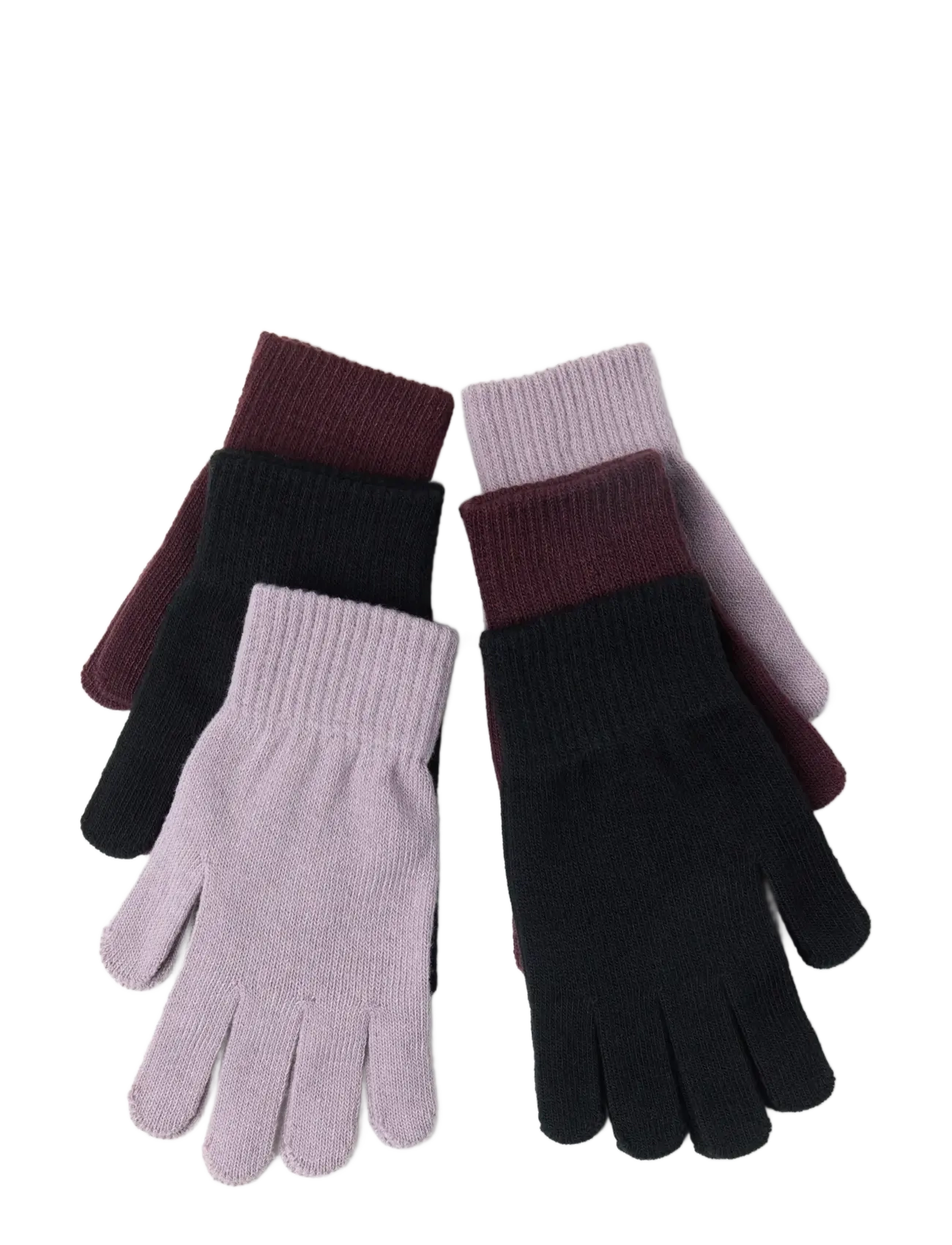 Lindex 6-pack Magic gloves - Handschuhe - LIGHT DUSTY LILAC / pink/rose