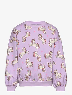 Sweatshirt AOP unicorn, Lindex