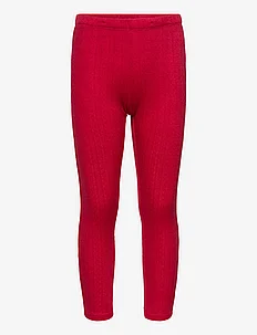 Leggings patternknit tricot, Lindex