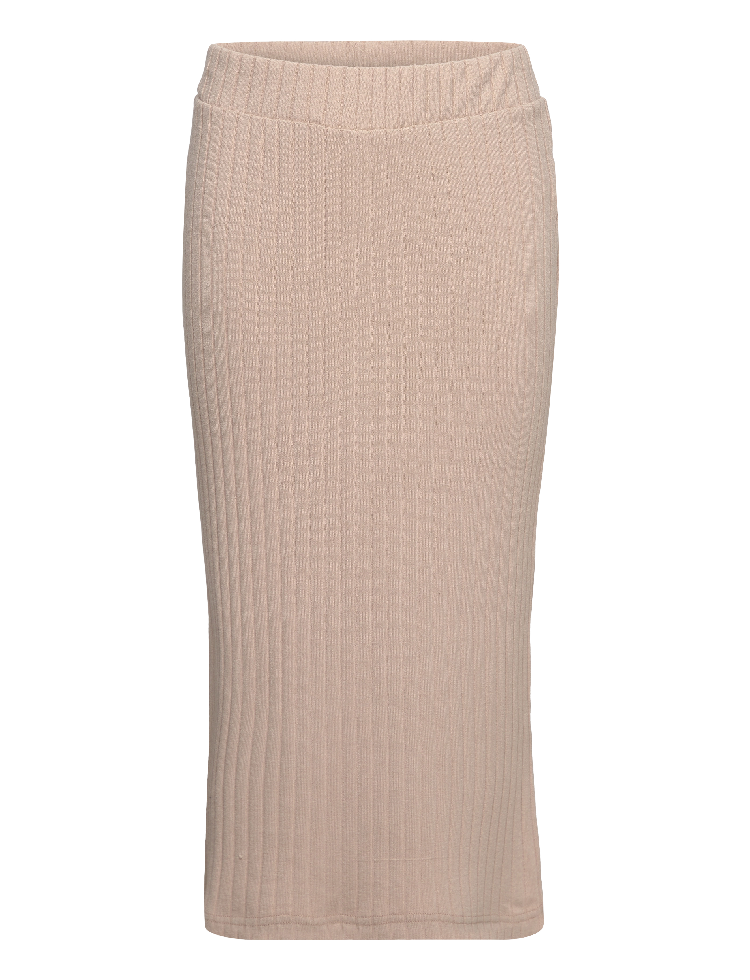 Lindex Skirt long rib - Kjoler & nederdele - BEIGE / beige