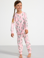 Lindex - Pajama aop unicorn animal ao - sets - light pink - 7
