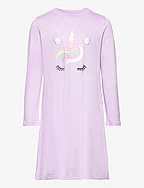 Nightgown unicorn and aop - LIGHT LILAC