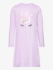 Lindex - Nightgown unicorn and aop - laveste priser - light lilac - 0